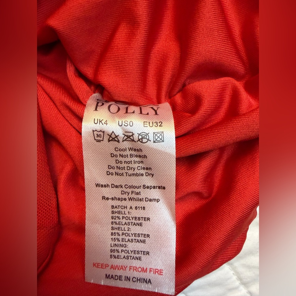 Oh Polly Paradis red corset dress NWT - Picture 9 of 11